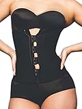 iSZEYU Womens Waist Trainer Belt with Zipper and Hooks for Weight Loss XS - 8XL