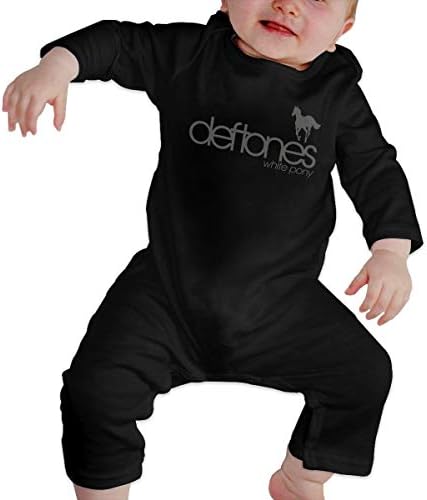 CustomART Baby Jumpsuit Baby Romper Long Sleeve Bodysuit, Deftones White Pony