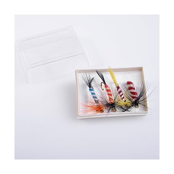 BLISSWILL-96Pcs-Fly-Fishing-Lures-Dry-Flies-Set-Floating-Flies-Hooks-for-Bass-Salmon-Trout