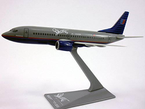 Boeing 737-300 Shuttle by United Silver 1/200 Scale Model by Flight Miniatures