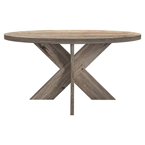 OUTLIV. Quantum Gartentisch rund Ø150 cm mit Gestell und Tischplatte aus recyceltem Teakholz für bis zu 6 Personen – Bild 3