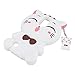 Mulafnxal White Lucky Cat Case for LG Aristo 2,3D Soft Silicone Tribute Dynasty/K8 2018 2017//K4 2017 MS210n Cases,Cute Kids Girls Cartoon Cover,Kawaii Animal Character Rubber Protector for LG Phoenix