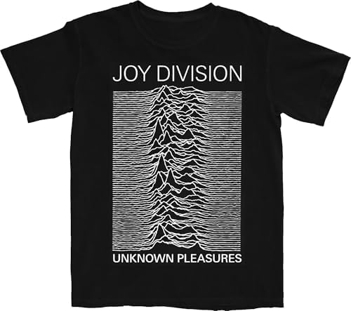 Amazon.com: Joy Division Unknown Pleasures Adult tee (Small) Black