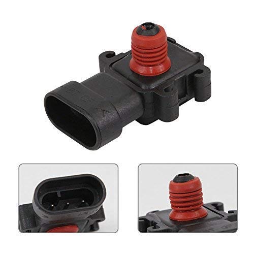ZBN Manifold Absolute Pressure Map Sensor 16187556 12569240 213-796 12614973 Compatible With Chevrolet Chevy Buick Cadillac GMC GM Saturn Oldsmobile Hummer Isuzu Pontiac Bonneville Saab