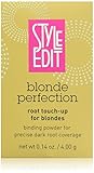 Style Edit Root Touch Up Blonde Perfection | Root Coverage Concealer | Grey Coverage | Press Powder Hair Color (Dark Blonde)