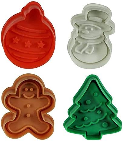 Amazon クッキーカッタークリスマスchristmas Piecrust Cutter Set 4種類 雪だるま ジンジャーボーイ クリスマスツリー オーナメントdecora Shop お菓子道具の専門店 Rm6727 クッキー型 オンライン通販