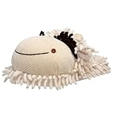 Fuzzy Friends Women's Cow Slipper,White,One Size