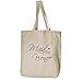 ELEGANTPARK Bridesmaid Gifts Bag Maid of Honor Gift Bag Cotton Bridesmaid Tote Bag Wedding Party Bachelorette Gifts