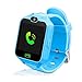 DUIWOIM Kids Smart Watch, Phone Watches for Girls Boys, Digital Wrist Watch, Smart Watch for 3-14 Years Old, Touch Screen Camera Anti-Lost SOS Button Smartwatch Great Gift for Children (Blue)