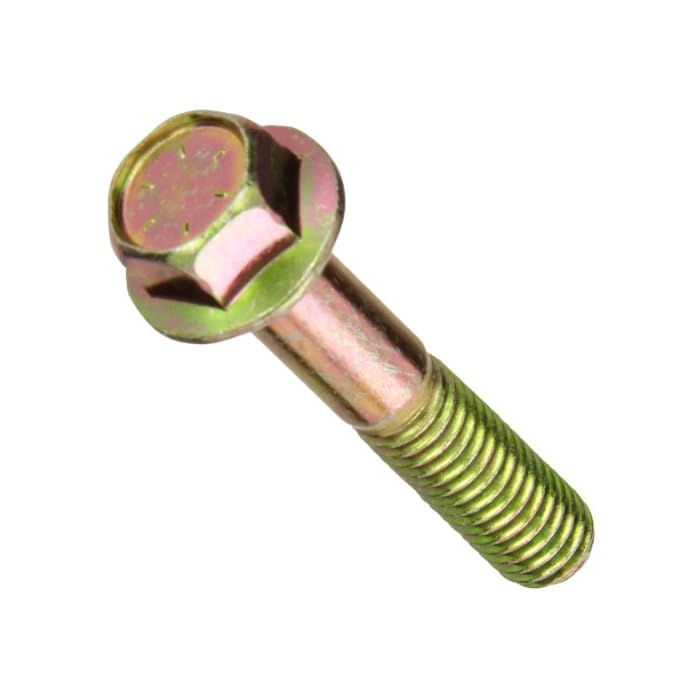 Buy Steel Hex Bolt, Grade 8, Zinc YellowChromate Plated Finish, Flange