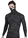 DRSKIN Turtleneck Compression Top Thermal Cool Dry Sports Shirt Baselayer Running Long Sleeve Men