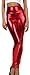Sakkas Shiny Liquid Metallic High Waist Stretch Leggings - Made in USA