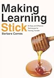 Making Learning Stick: 20 Easy and Effective Techniques that Transfer Training