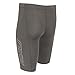 2XU Men's HYOPTIK Compression Shorts, Steel/Black Reflective, Large