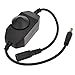 niceEshop 12 Volt 2 Amp Inline PWM Dimmer for LED Strips with DC Jack,Black