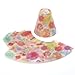 David Tutera Wine Glass Shades Vellum Garden Romance Floral Print 8pcs