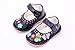 Baby Kids Girls Toddler Faux Leather Flats Crib Shoes, Rubber Sole Baby First Walkers