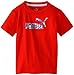 PUMA Little Boys' No.1 Logo Tee, Fire Orange, 6