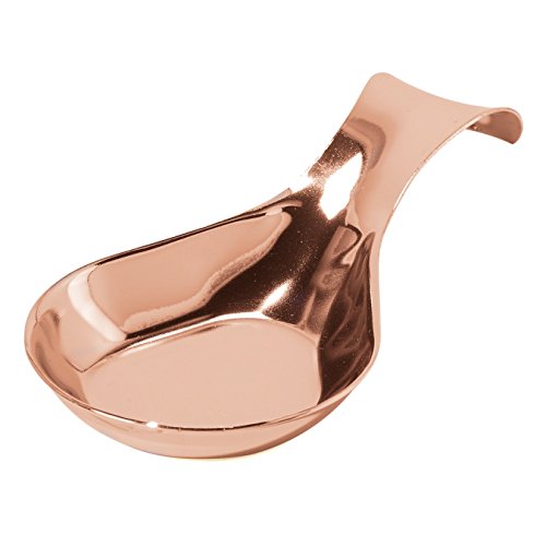 Oggi Copper Plated Stainless Steel 8.25 x 4.5 Inch Spoon Rest,Gold