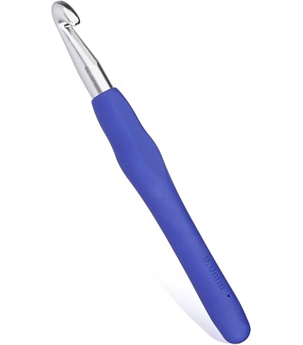 Crochet Géant Salbsever 12mm - Poignée Ergonomique Pour Tricot Facile