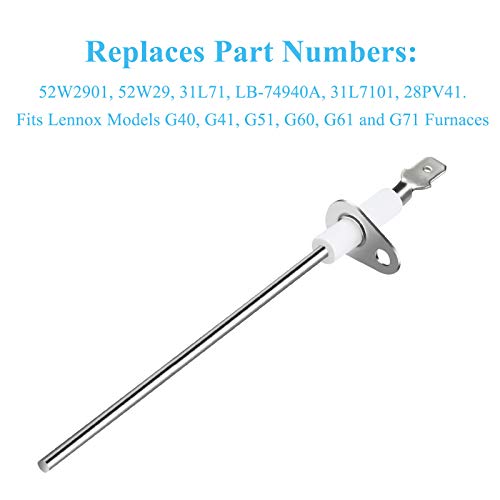 52W29 Flame Sensor for Lennox,Ducane,Armstrong Furnaces G40 G41 G50 G51