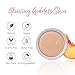 100% PURE Gemmed Luminizer, Rose Gold, Face Highlighter for Glowing Skin, Natural Shimmer, Illuminator Makeup (Warm, Peachy Gold) - 0.32 oz