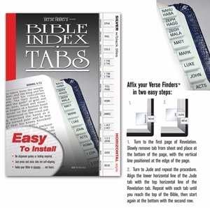 Bible Tab-Verse Finders-Horizontal-Silver
