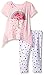 Kidtopia Toddler Girls' Watermelon Umbrella with Multi Hearts Legging Tunic Set