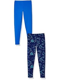 A para impresionante Niñas 2-pack espacio y planetas Leggings Pant Set