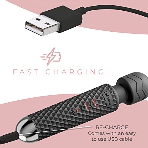 Handheld Cordless Personal Wand Massager bed geek with Memory Feature