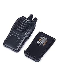 HESENATE HT U666 Radio de dos vías UHF: 400   470 MHz 16 canales recargable profesional transceptor linterna LED Walkie Talkie (Pack de 6)