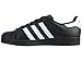 adidas Originals mens Superstar Sneaker, Core Black/White/Core Black, 8 US
