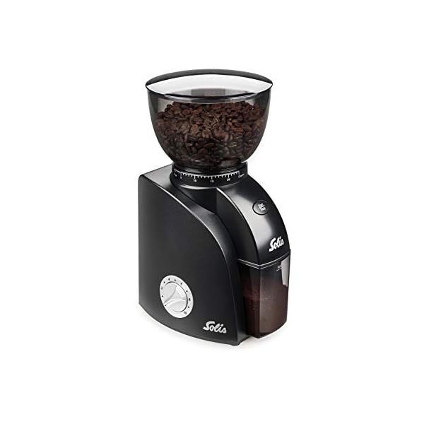 Solis Scala Zero Static 1662 Elektrische Kaffeemühle - Coffee Grinder - Espressomühle mit 24 Mahlgradeinstellungen…