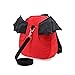 E'Plaza New Bat Walking Safety Harness Reins Toddler Strap Bag Red for Kids Children (red)