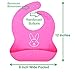 Soft Silicone Baby Bibs With Sturdier Buttonholes, Cute, Comfortable, BPA Free