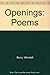 Openings: Poems by 