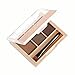 Tonsee Makeup 3 Colors Eyebrow Powder Concealer Palette With Mirror Eyebrow Brush