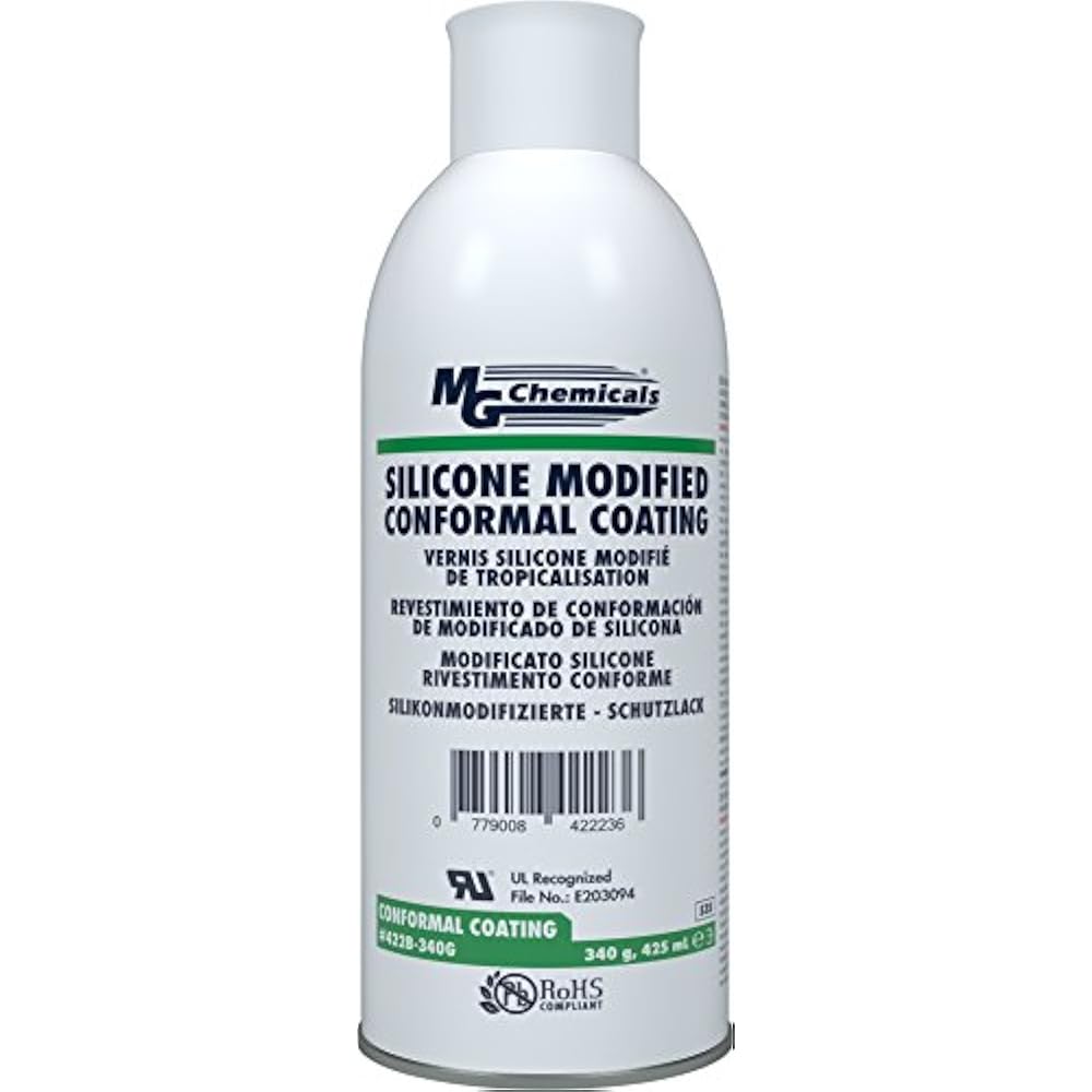 Techspray 2102-12S Fine-L-Kote SR Conformal Coating 12 Oz Aerosol
