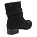 Soda FD58 Women's Slouchy Pull On Low Block Heel Ankle Booties