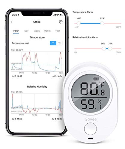 2 Bluetooth+Temperature+Thermometer+Hygrometer+Calibration