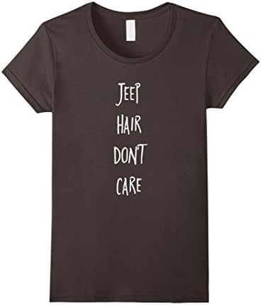 Women's Jeep Hair Don't Care - Premium Cotton T-Shirt XL Asphalt
