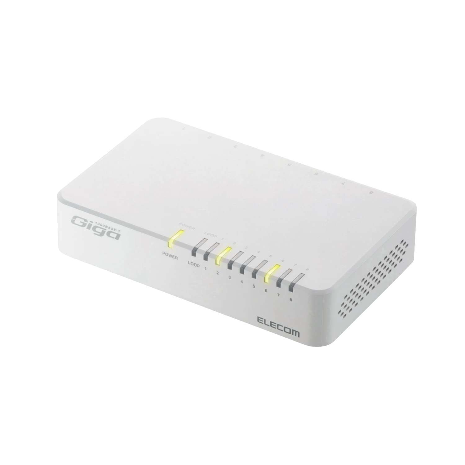 エレコム スイッチングハブ EHC-G08PA2 ホワイトの商品画像