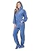 Footed Pajamas - Under The Sea Adult Hoodie Chenille