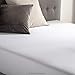WEEKENDER 200 Thread Count Hotel Fitted Sheet-Cotton Rich Blend-White-Twin