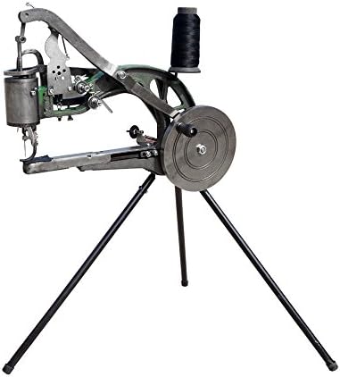 Hand Machine Cobbler Shoe Repair Machine Dual Cotton Nylon Line Sewing Machine，Manual Shoe Mending Machine, Shoe Sewing Machine, Shoe Repair Machine for Shoemaker