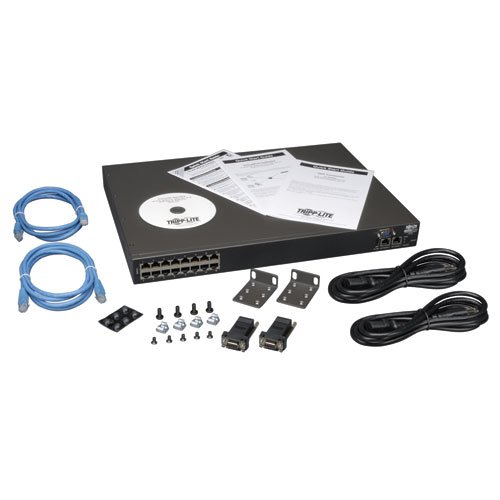 TRIPP LITE 16-Port Serial Console / Terminal Server Management Switch TAA GSA (B096-016)