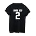 YITAN Women Fashion Print Cotton Casual Short Sleeve T shirt Top Tees Black Small