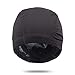 Leeons 5 PCS Spandex Dome Style Wig Cap, Ultra Stretch Black Dome Cap, Elastic Hairnets Wig Caps for Men Women (S/Black)