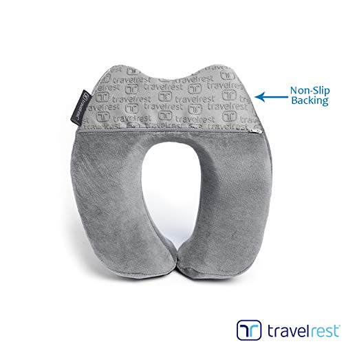 Travelrest Nest Patented Ultimate Memory Foam Travel Pillow Neck Pillow Washable Voted Best Travel Pillow For 2018 2021 By Nytimes Wirecutter Packs To 1 4 Of Its Size 2 Year Warranty Pricepulse