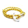 VIRGINSTONE-Silver-Anchor-Bracelets-on-Colorful-Nylon-Ropes VIRGINSTONE-Silver-Anchor-Bracelets-on-Colorful-Nylon-Ropes